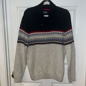 Men’s size medium Nordic grandpa Grandpacore Chunky Knit ski sweater